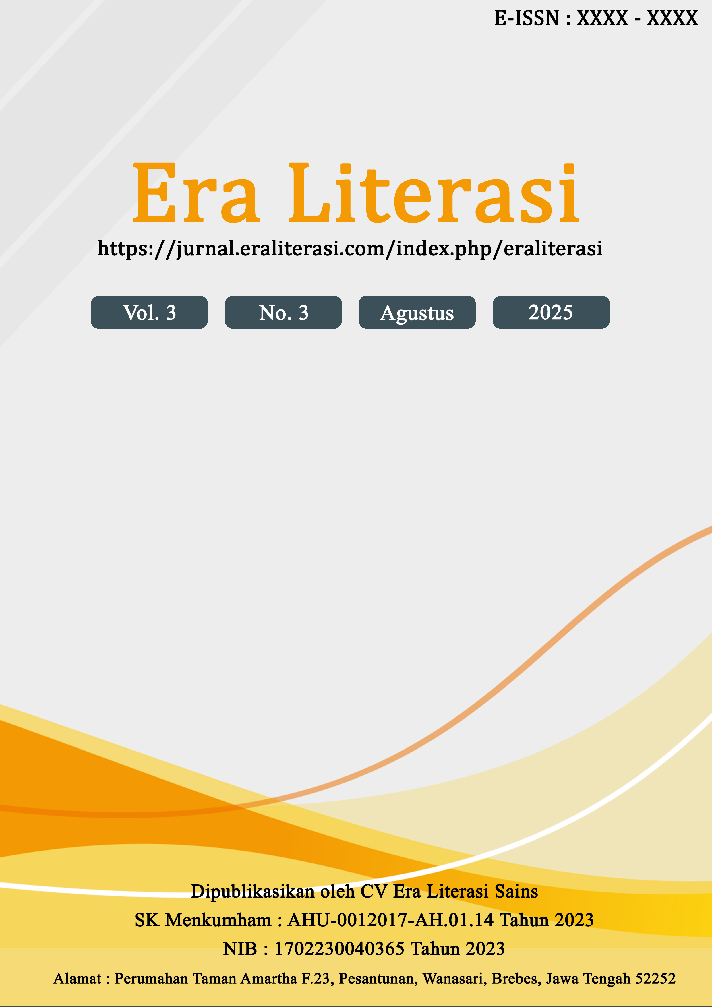 					View Vol. 3 No. 3 (2025): Agustus
				